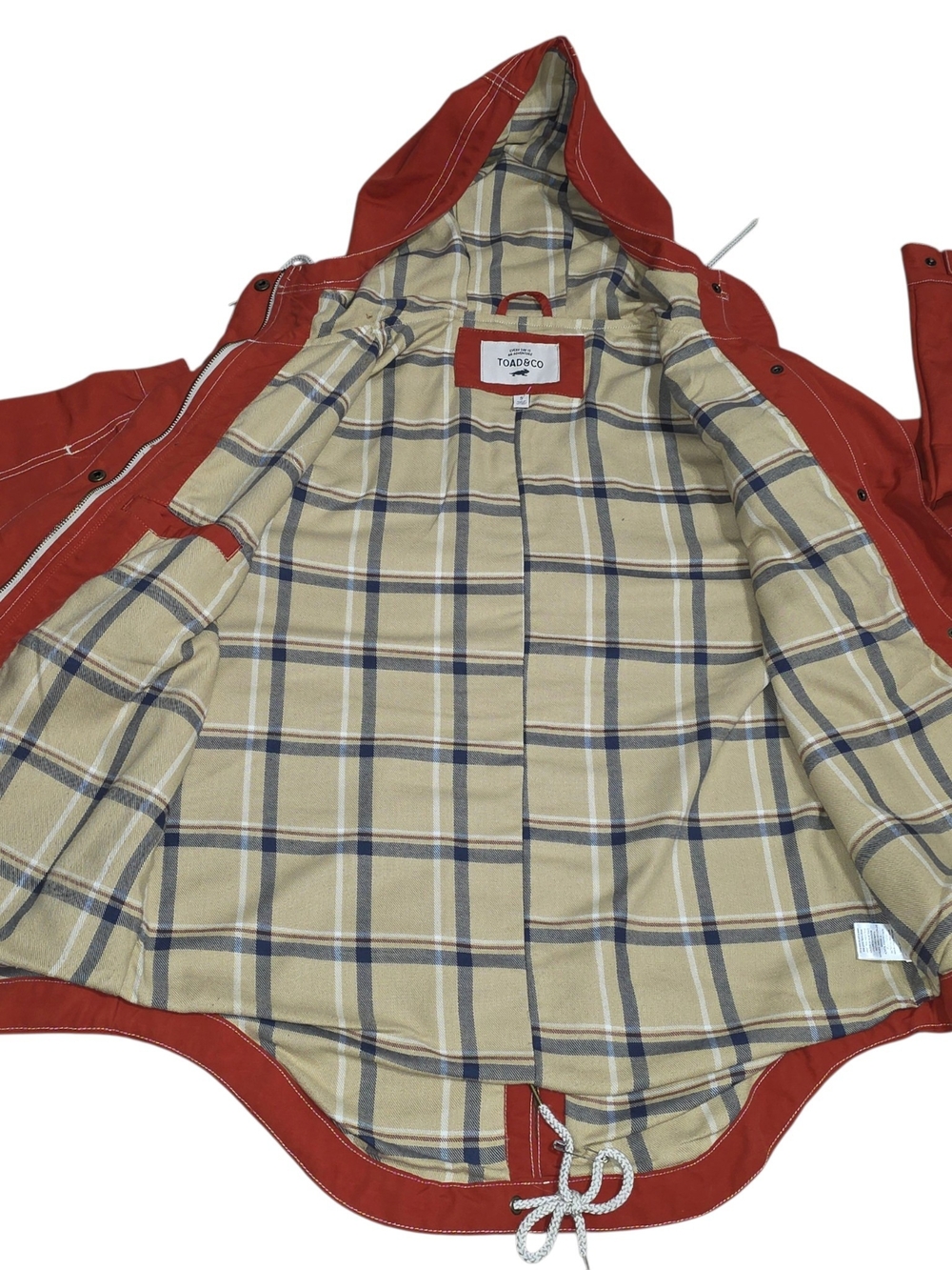 TOAD&CO  Forester Parka Utility Jacket Small Canvas Outdoor Hiking Workwear Coat - Picture 8 of 13